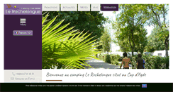 Desktop Screenshot of camping-le-rochelongue.fr